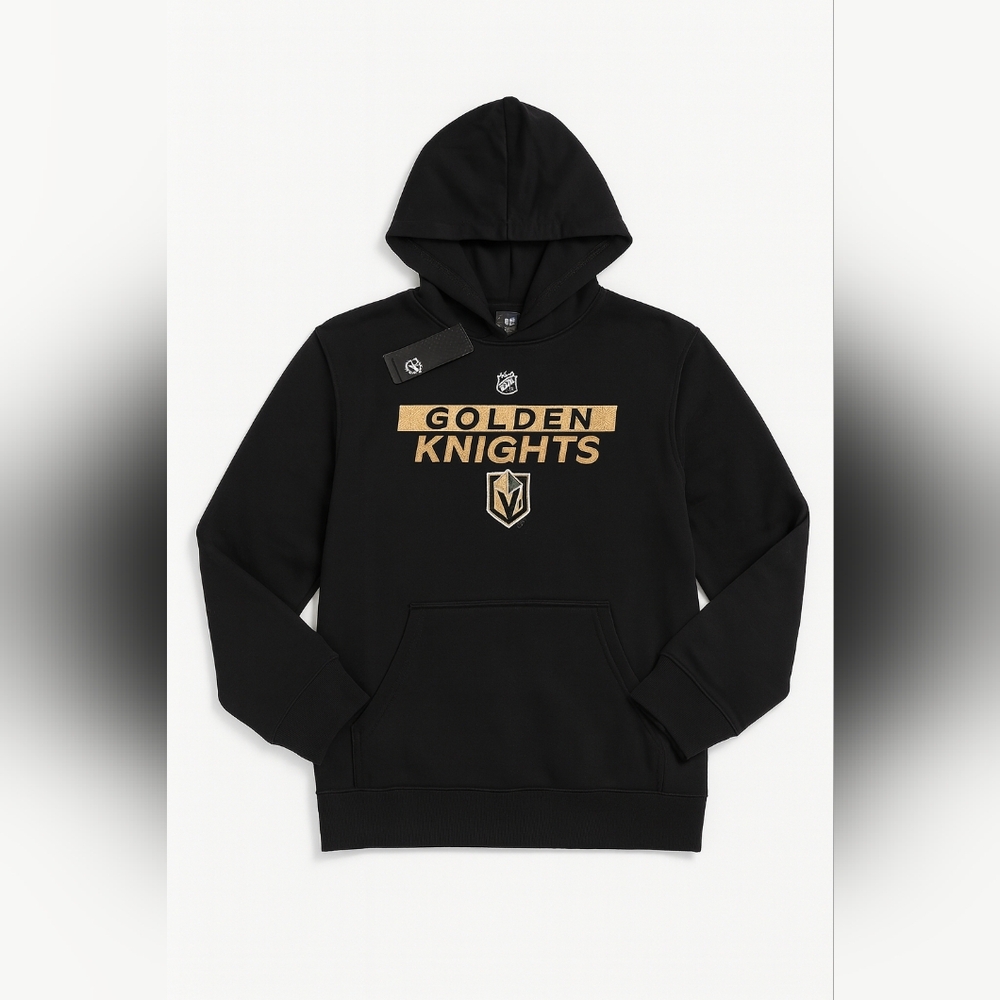 YY - NHL Golden Knights Black and Gold Hoodie